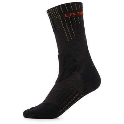 28730 - Black Yellow - Unisex - Endurance Trail Socks  La Sportiva