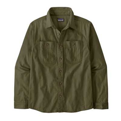 Camicie - Basin green - Uomo - Ms Point Reyes Canvas Shirt  Patagonia