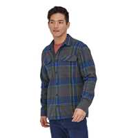 Camicie - Black - Uomo - Camicia uomo Ms Long Sleeved Organic Cotton Midweight Fjord Flannel Shirt  Patagonia