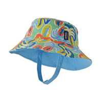 Cappellini - Bloom Green - Bambino - Cappellino bambino Baby Sun Bucket Hat  Patagonia