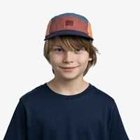Cappellini - Colart Blue - Bambino - Kids 5 Panel Go Cap  Buff