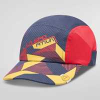 Cappellini - Night Sky Mountain Red - Unisex - Stream Cap  La Sportiva
