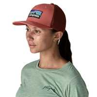 Cappellini - Potters Red - Unisex - P-6 Logo Trucker Hat  Patagonia