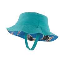 Cappellini - Vessel Blue - Bambino - Cappellino bambino Baby Sun Bucket Hat  Patagonia