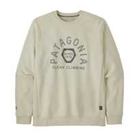 Felpe - Birch White - Uomo - Felpa Uomo Ms Clean Climb HexUprisal Crew Sweatshirt  Patagonia