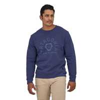 Felpe - Current blue - Uomo - Felpa Uomo Ms Clean Climb HexUprisal Crew Sweatshirt  Patagonia