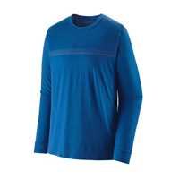 Maglie - Alpine blue - Uomo - Ms L/S Cap Cool Merino Blend Graphic Shirt  Patagonia