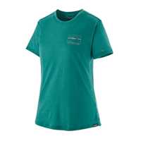 Maglie - Borealis green - Donna - T-Shirt tecnica lana donna Ws Cap Cool Merino Graphic Shirt Lana Patagonia