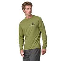 Maglie - Buckhorn Green - Uomo - Ms L/S Cap Cool Daily Graphic Shirt - Lands  Patagonia
