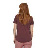 Maglie - Dark ruby - Donna - Ws Cap Cool Merino Blend Graphic Shirt  Patagonia