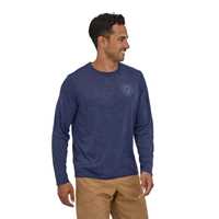 Maglie - New navy - Uomo - T-shirt tecnica manica lunga uomo Ms L/S Capilene Cool Daily Graphic Shirt  Patagonia