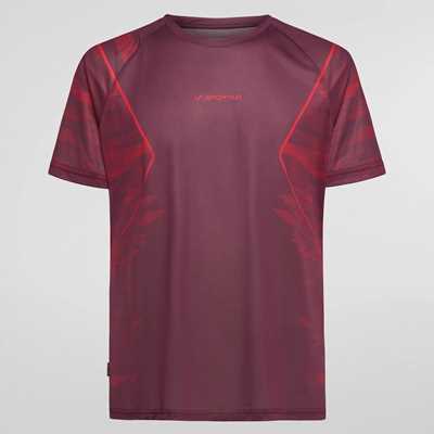 Maglie - Redwood Mountain Red - Uomo - Pacer T-Shirt M  La Sportiva