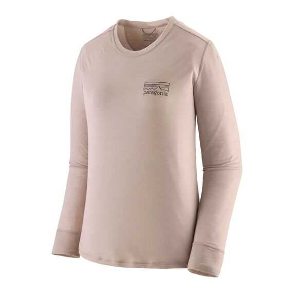 Maglie - Solstice Purple - Donna - Ws L/S Cap Cool Merino Blend Graphic Shirt  Patagonia