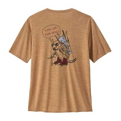 Maglie - Tinamou Tan - Uomo - T-shirt tecnica uomo Ms Cap Cool Daily Graphic Shirt  Patagonia