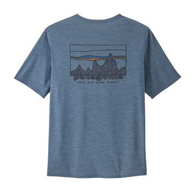 Maglie - Utility Blue - Uomo - T-shirt tecnica uomo Ms Cap Cool Daily Graphic Shirt  Patagonia