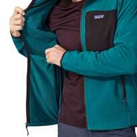 Pile - Belay Blue - Uomo - Ms R2 TechFace Hoody  Patagonia