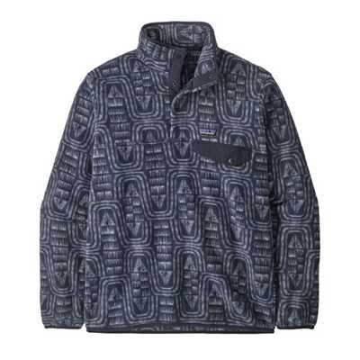 Pile - Flow: Sunken Blue - Uomo - Ms LW Synch Snap-T P/O  Patagonia