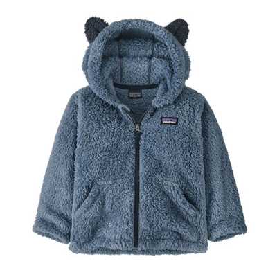 Pile - Utility Blue - Bambino - Pile Bambino Baby Furry Friends Hoody  Patagonia