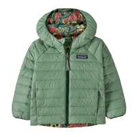 Piumini - Cascade Green - Bambino - Baby Reversible Down Sweater Hoody  Patagonia