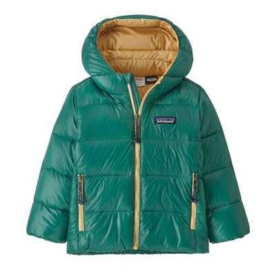 Piumini - Conifer Green - Bambino - Baby Hi-Loft Down Sweater Hoody  Patagonia