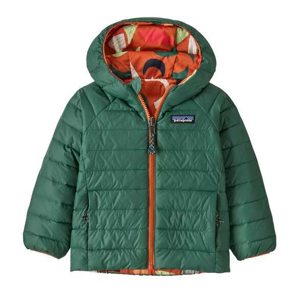 Piumini - New navy - Bambino - Baby Reversible Down Sweater Hoody  Patagonia