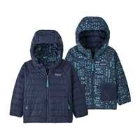 Piumini - Tidepool blue - Bambino - Baby Reversible Down Sweater Hoody  Patagonia