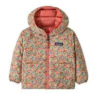 Piumini - Tiny World: Lichen Green - Bambino - Baby Reversible Down Sweater Hoody  Patagonia