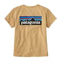 T-Shirt - Beeswax Tan - Donna - Ws P-6 Logo Responsibili-Tee  Patagonia