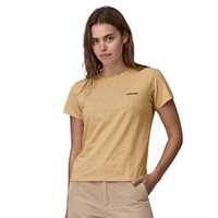 T-Shirt - Beeswax Tan - Donna - Ws P-6 Logo Responsibili-Tee  Patagonia