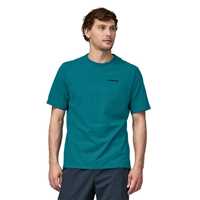 T-Shirt - Belay Blue - Uomo - Ms P-6 Logo Responsibili-Tee  Patagonia