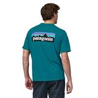 T-Shirt - Belay Blue - Uomo - Ms P-6 Logo Responsibili-Tee  Patagonia