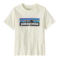 T-Shirt - Birch White - Bambino - Ks P-6 Logo T-Shirt  Patagonia