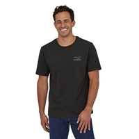 T-Shirt - Black - Uomo - Ms 73 Skyline Organic T-Shirt  Patagonia