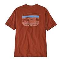 T-Shirt - Burnished Red - Uomo - Ms 73 Skyline Organic T-Shirt  Patagonia