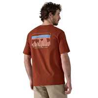 T-Shirt - Burnished Red - Uomo - Ms 73 Skyline Organic T-Shirt  Patagonia