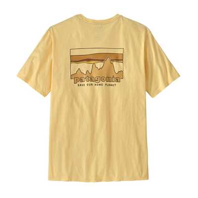 T-Shirt - Buttercup Yellow - Uomo - Ms 73 Skyline Organic T-Shirt  Patagonia