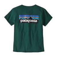 T-Shirt - Cascade Green - Donna - Ws P-6 Logo Responsibili-Tee  Patagonia