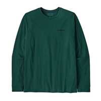 T-Shirt - Cascade Green - Uomo - Ms L/S P-6 Logo Responsibili-Tee  Patagonia