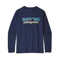 T-Shirt - Classic Navy - Bambino - T-Shirt Ragazzo Boys LS Graphic Organic T-Shirt  Patagonia