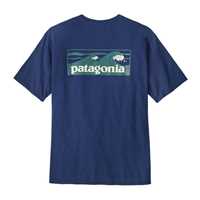 T-Shirt - Clement Blue - Uomo - Ms Boardshort Logo Pocket Responsibili-Tee  Patagonia