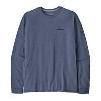 T-Shirt - Current blue - Uomo - Ms L/S P-6 Logo Responsibili-Tee  Patagonia