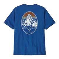 T-Shirt - Endless Blue - Uomo - Ms Chouinard Crest Pocket Responsibili-Tee  Patagonia