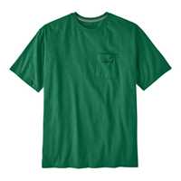 T-Shirt - Gather Green - Uomo - Ms Boardshort Logo Pocket Responsibili-Tee  Patagonia