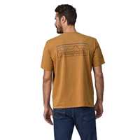 T-Shirt - Golden Caramel - Uomo - Ms P-6 Logo Responsibili-Tee  Patagonia