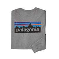 T-Shirt - Gravel Heather - Uomo - Ms L/S P-6 Logo Responsibili-Tee  Patagonia