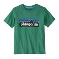 T-Shirt - Heartleaf Green - Bambino - Ks P-6 Logo T-Shirt  Patagonia