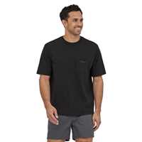 T-Shirt - Ink Black - Uomo - Ms Boardshort Logo Pocket Responsibili-Tee  Patagonia