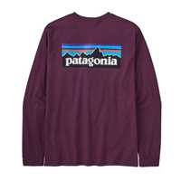 T-Shirt - Night Plum - Uomo - Ms L/S P-6 Logo Responsibili-Tee  Patagonia