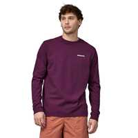 T-Shirt - Night Plum - Uomo - Ms L/S P-6 Logo Responsibili-Tee  Patagonia