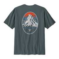 T-Shirt - Nouveau Green - Uomo - Ms Chouinard Crest Pocket Responsibili-Tee  Patagonia